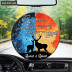 Water And Fire Deer Couple God Blessed Personalized Ornament