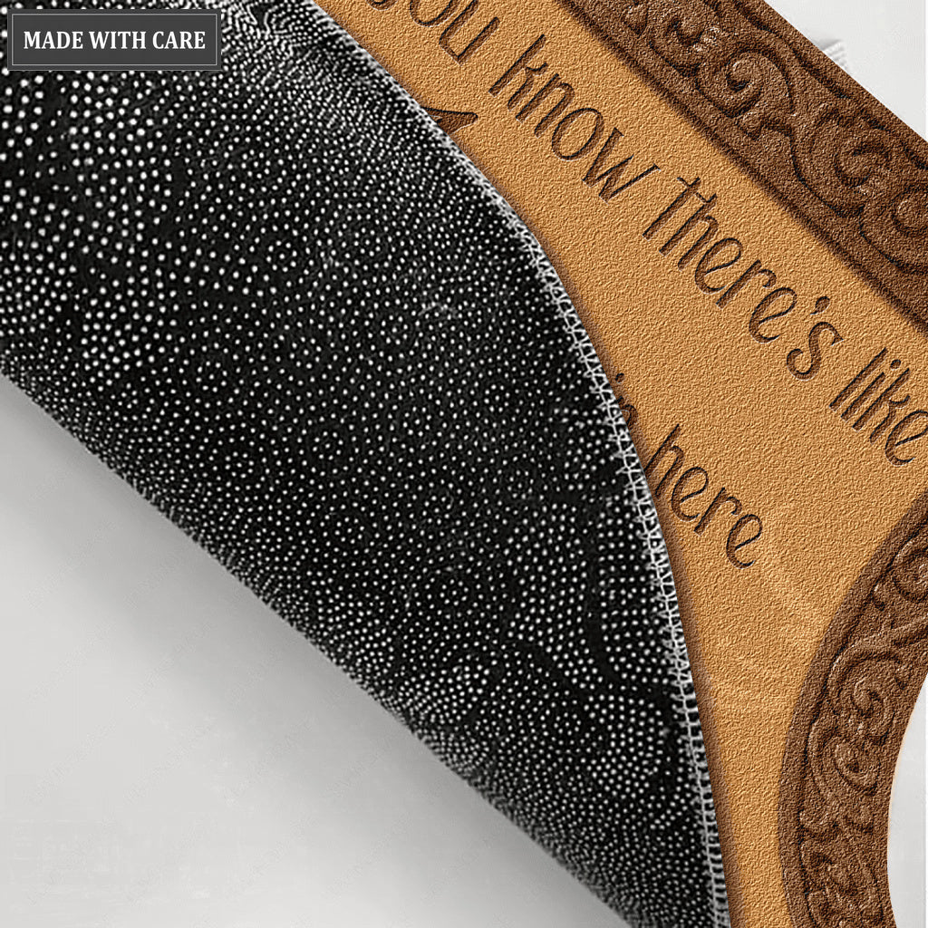 A Lot Of Jesus In Here Personalized Doormat