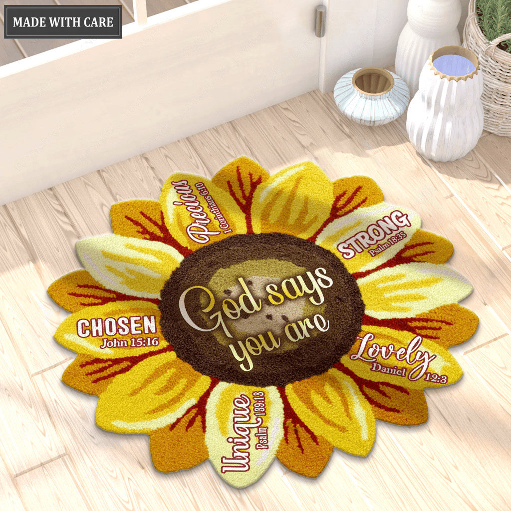 Sunflower God Says You Are Doormat