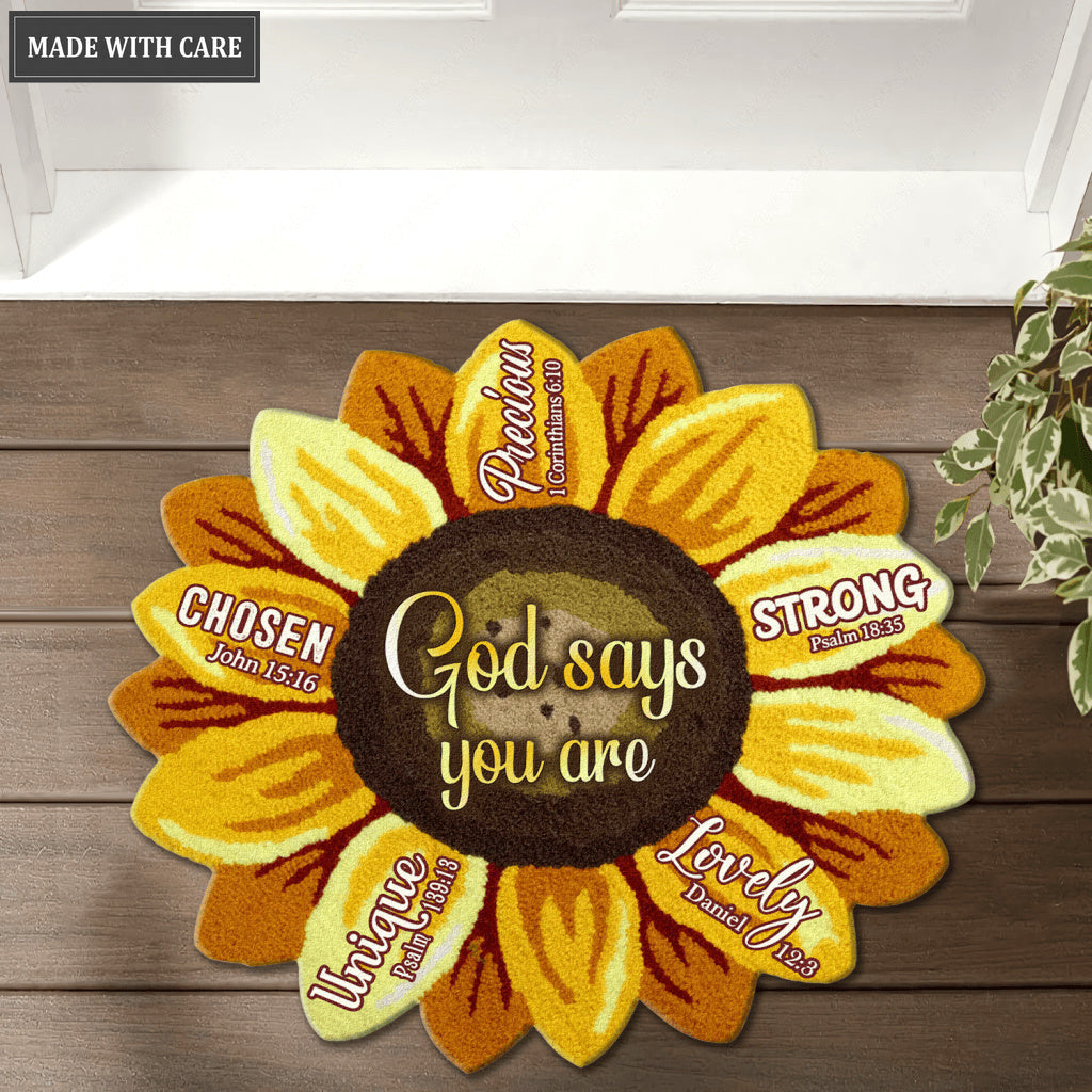 Sunflower God Says You Are Doormat