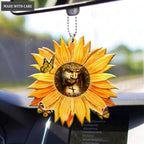 Jesus Sunflower Ornament