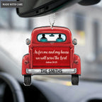 Personalized Serve The Lord Truck Ornament