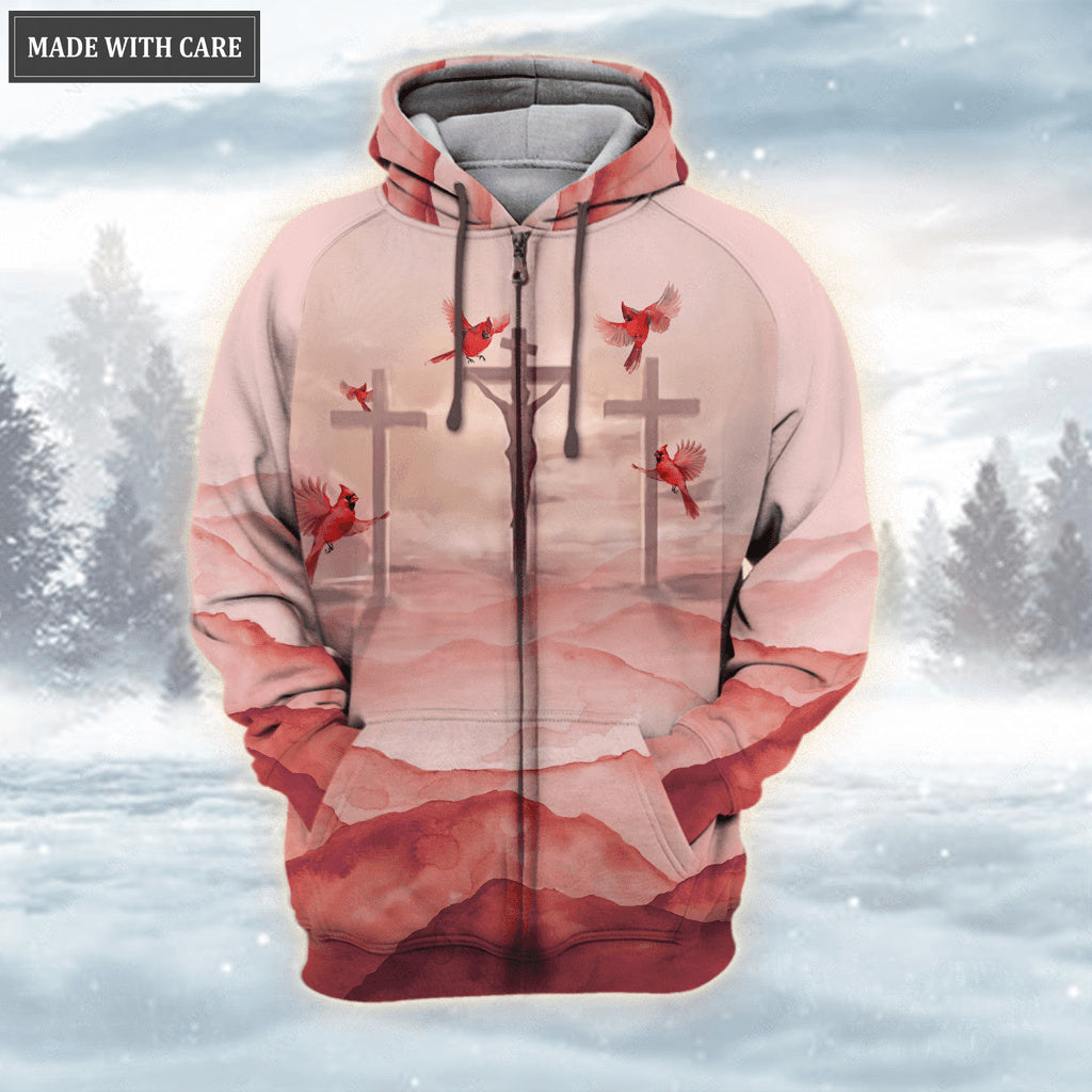 Cardinal Cross Always Be With You Hoodie