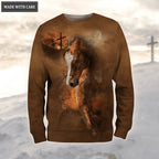Cross Horse Walk By Faith Not By Sight Hoodie