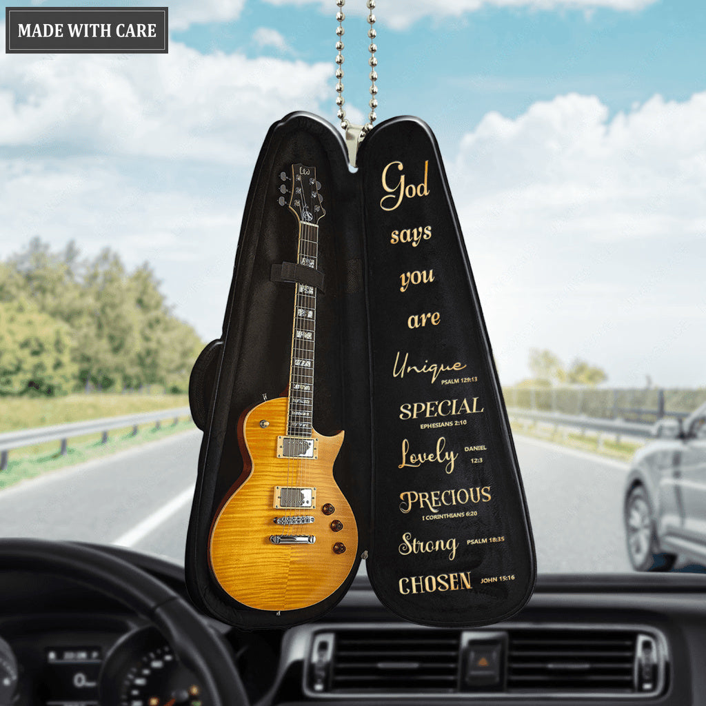 Guitar Bass Bag God Says You Are Ornament