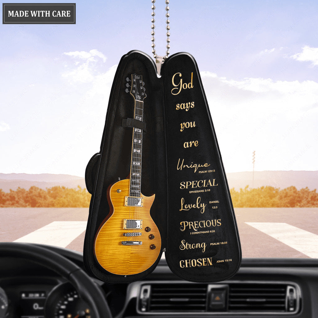 Guitar Bass Bag God Says You Are Ornament