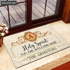 Holy Spirit You Are Welcome Here Personalized Doormat