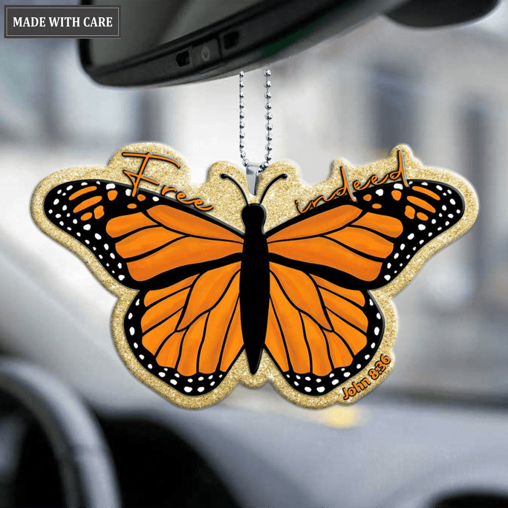 Free Indeed Monarch Butterfly Ornament