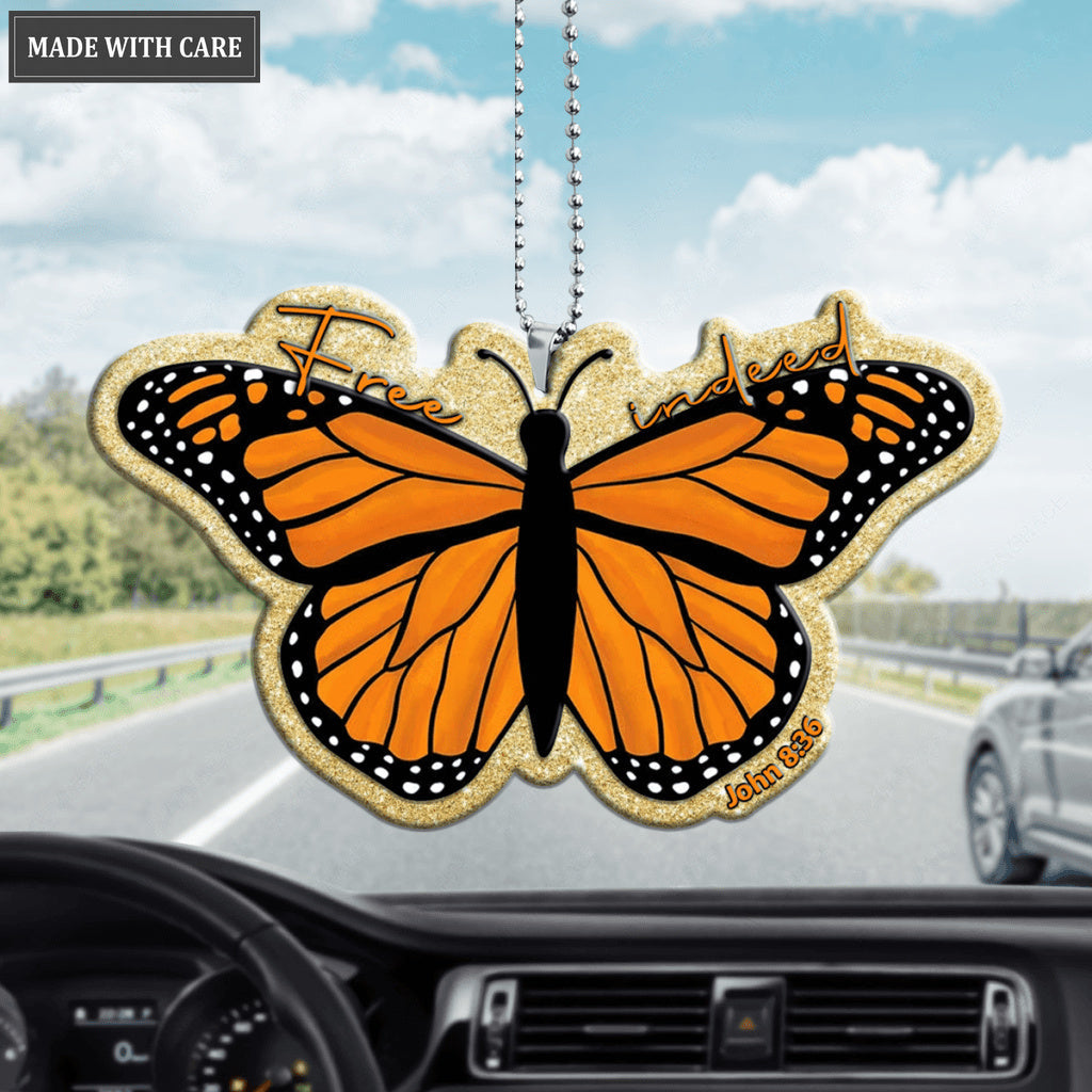Free Indeed Monarch Butterfly Ornament