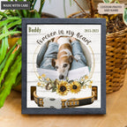 Forever In My Heart - Personalized Custom Pet Memorial Sign