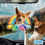 Rainbow Cloud Pet Ornament - Personalized Car Hanging Ornament