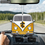 Sunflowers Faith Car Ornament