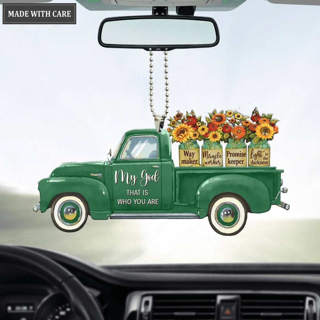 Way Maker Truck Ornament