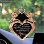Printfamily M71 Elephant Couple God Blessed Personalized Ornament