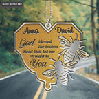 Luvingrace M75 Bee Couple God Blessed Personalized Ornament