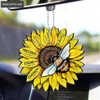 Bee Sunflower God Says You Are Ornament