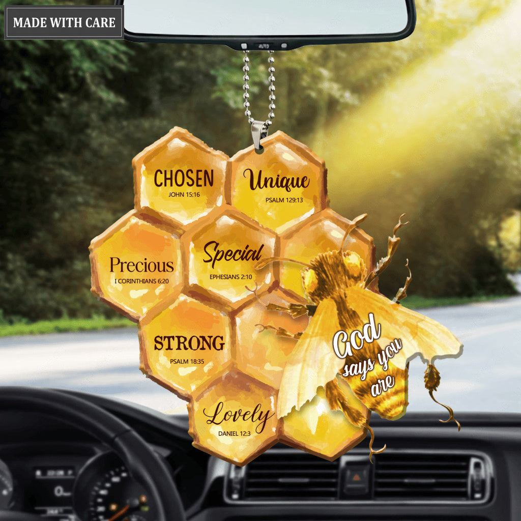 Honeycomb You Are Chosen Ornament