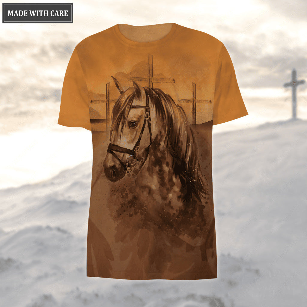 Horse Cross Faith Over Fear Hoodie