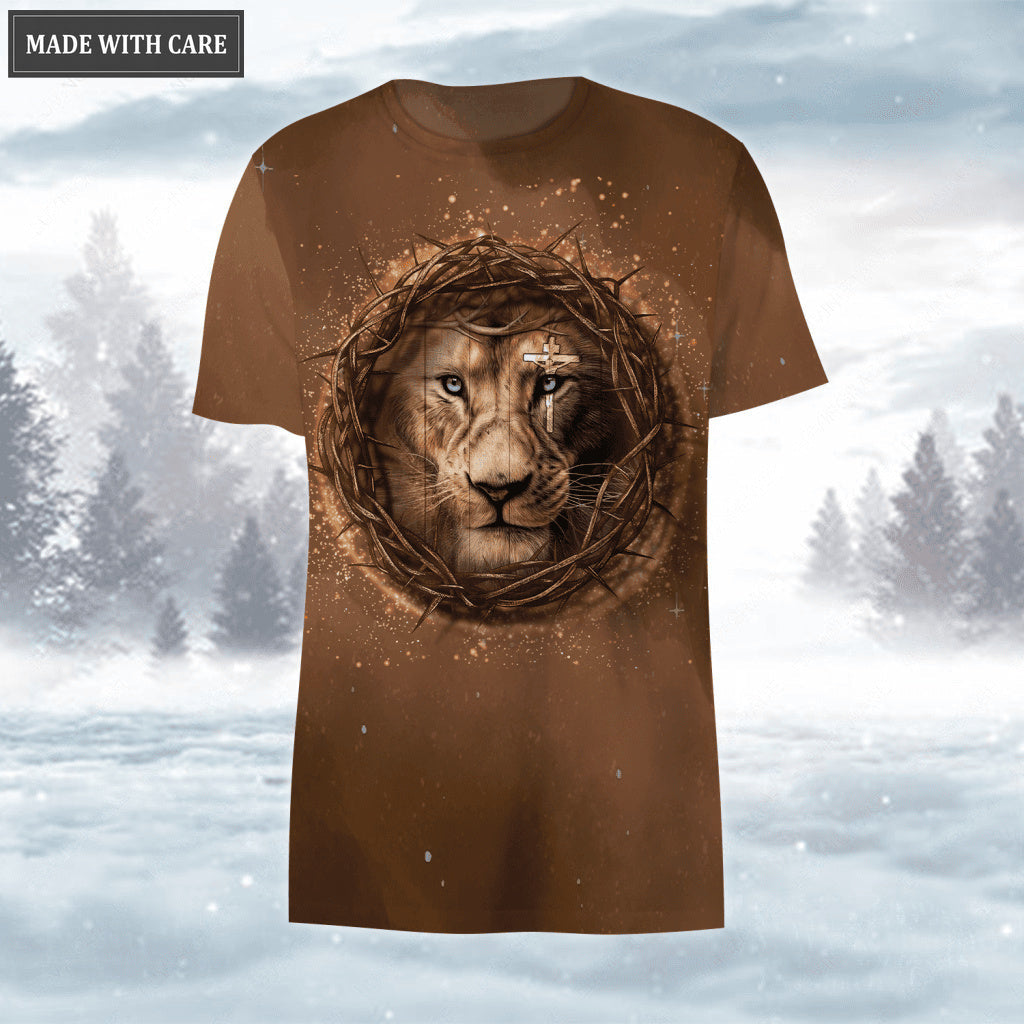 Jesus Lion Crown Of Thorns Be Still And Know That I Am God Hoodie