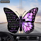 Butterfly I Can Face Tomorrow Ornament