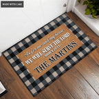 Personalized Home Fashions Serve The Lord Doormat