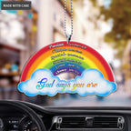 Rainbow God Says You Are Ornament
