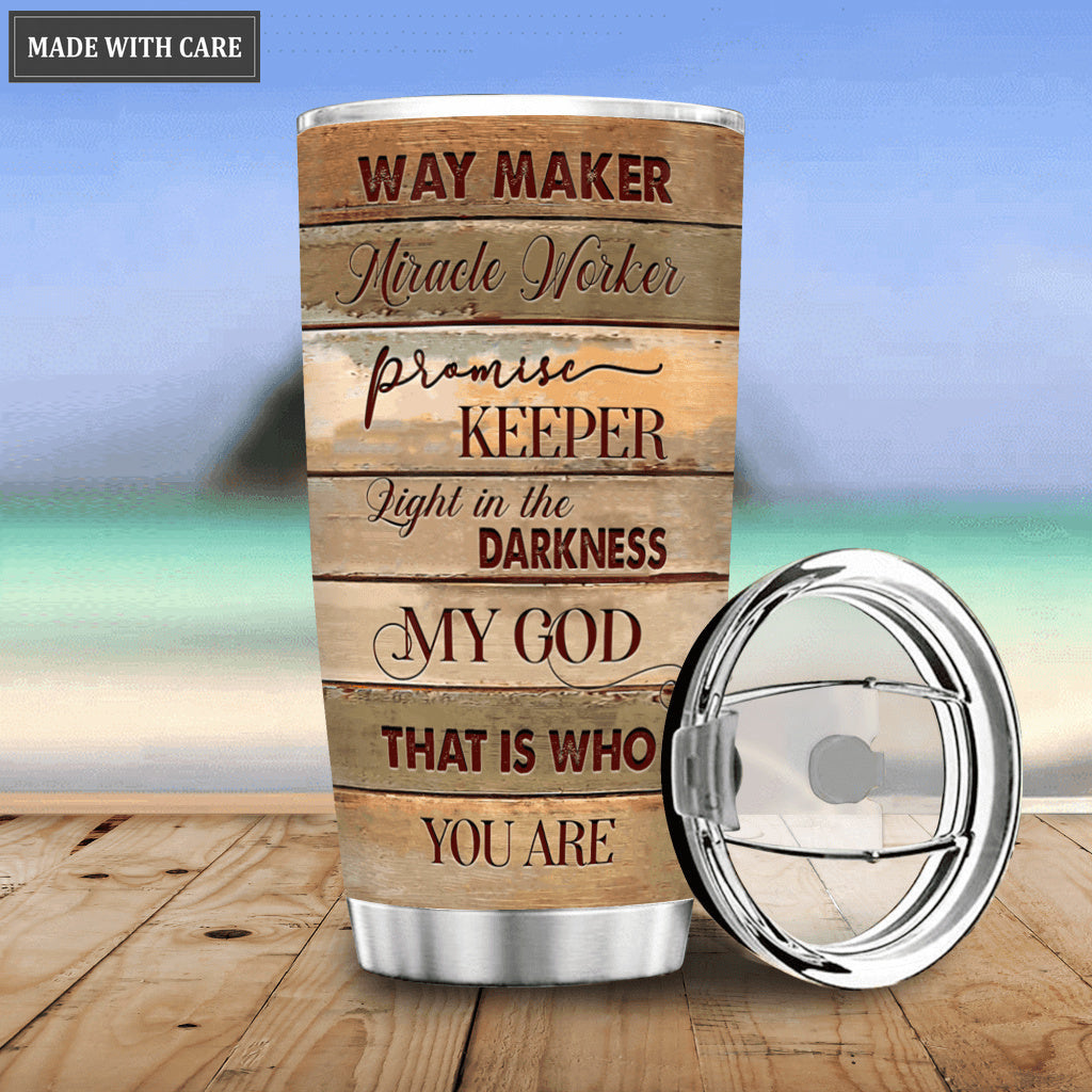 Jesus And Lion Way Maker Tumbler