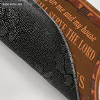 Authentic Design Serve The Lord Personalized Doormat