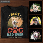 Best Dog Dad Ever Personalized Tshirt