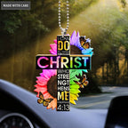 Hologram Strengthen Cross Ornament