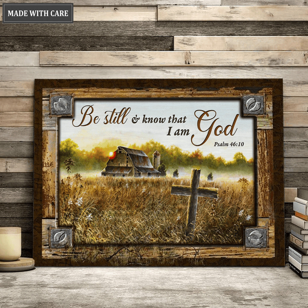 Vintage View Be Still Wall Art