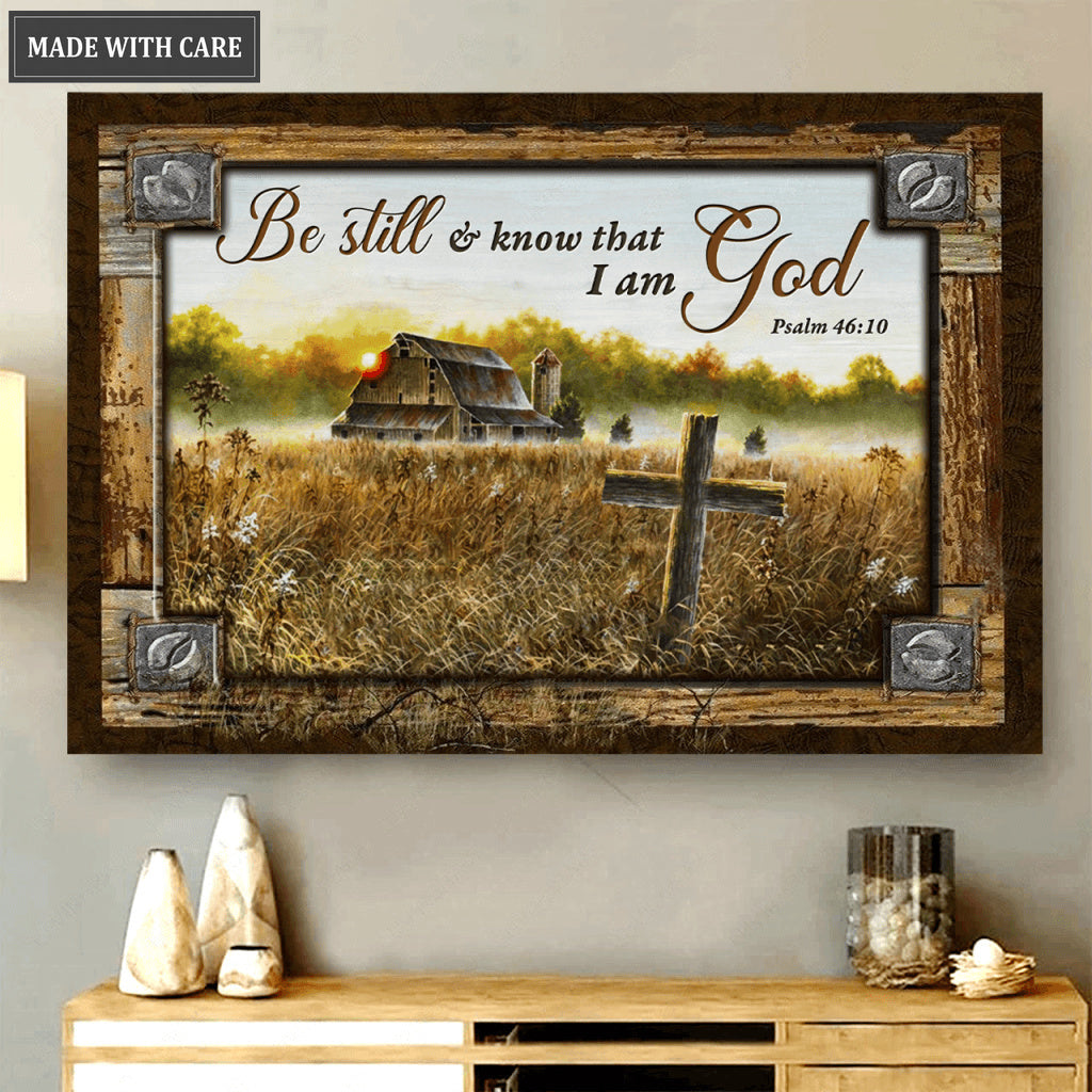 Vintage View Be Still Wall Art