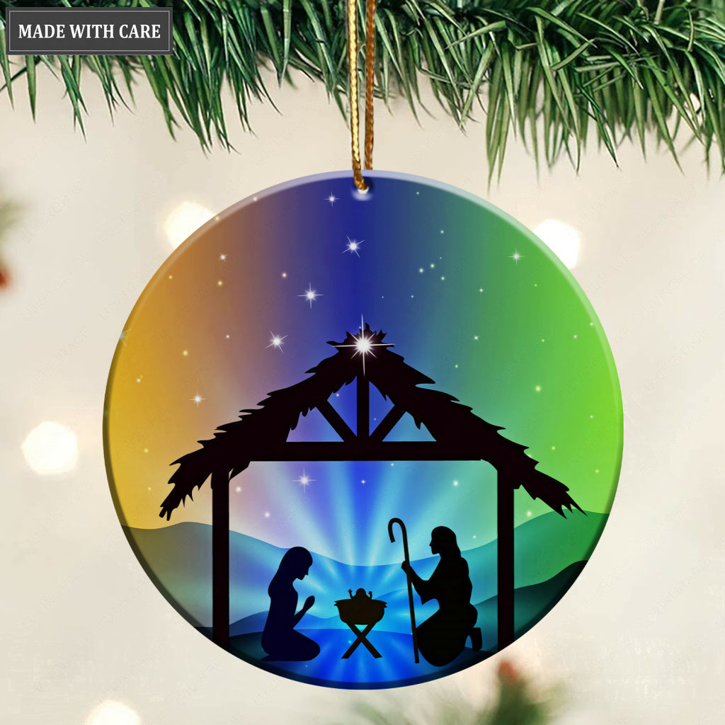 First Christmas Nativity Scene Ornament