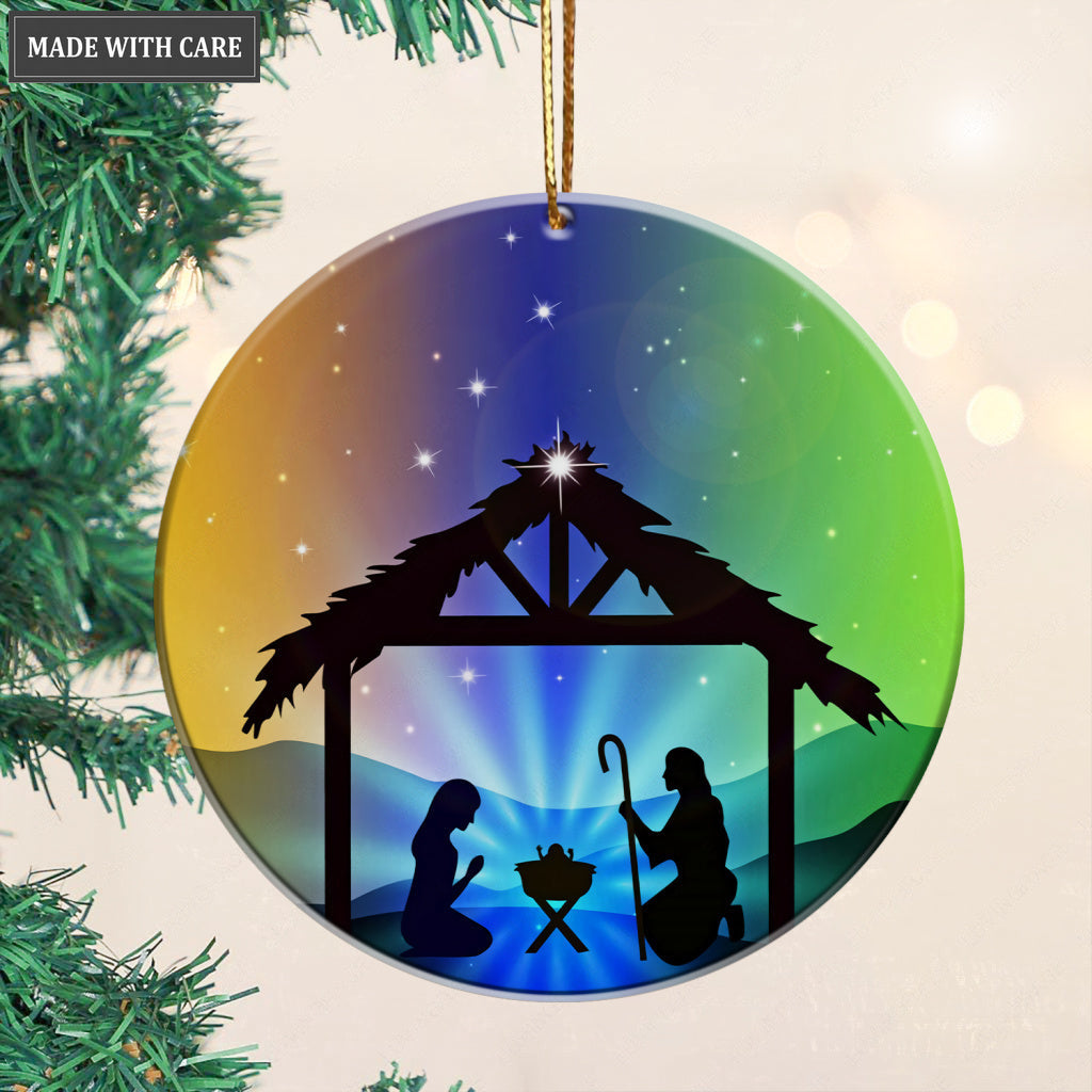 First Christmas Nativity Scene Ornament