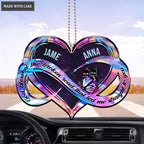 Personalized New Hologram Infinity Heart God Blessed Ornament