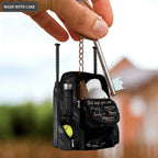 Softball Bag God Says You Are Keychain