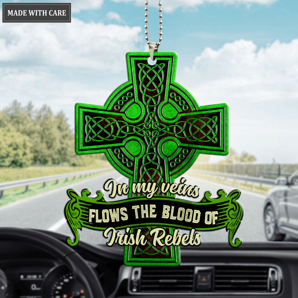 Celtic Cross Of Irish Rebels Ornament
