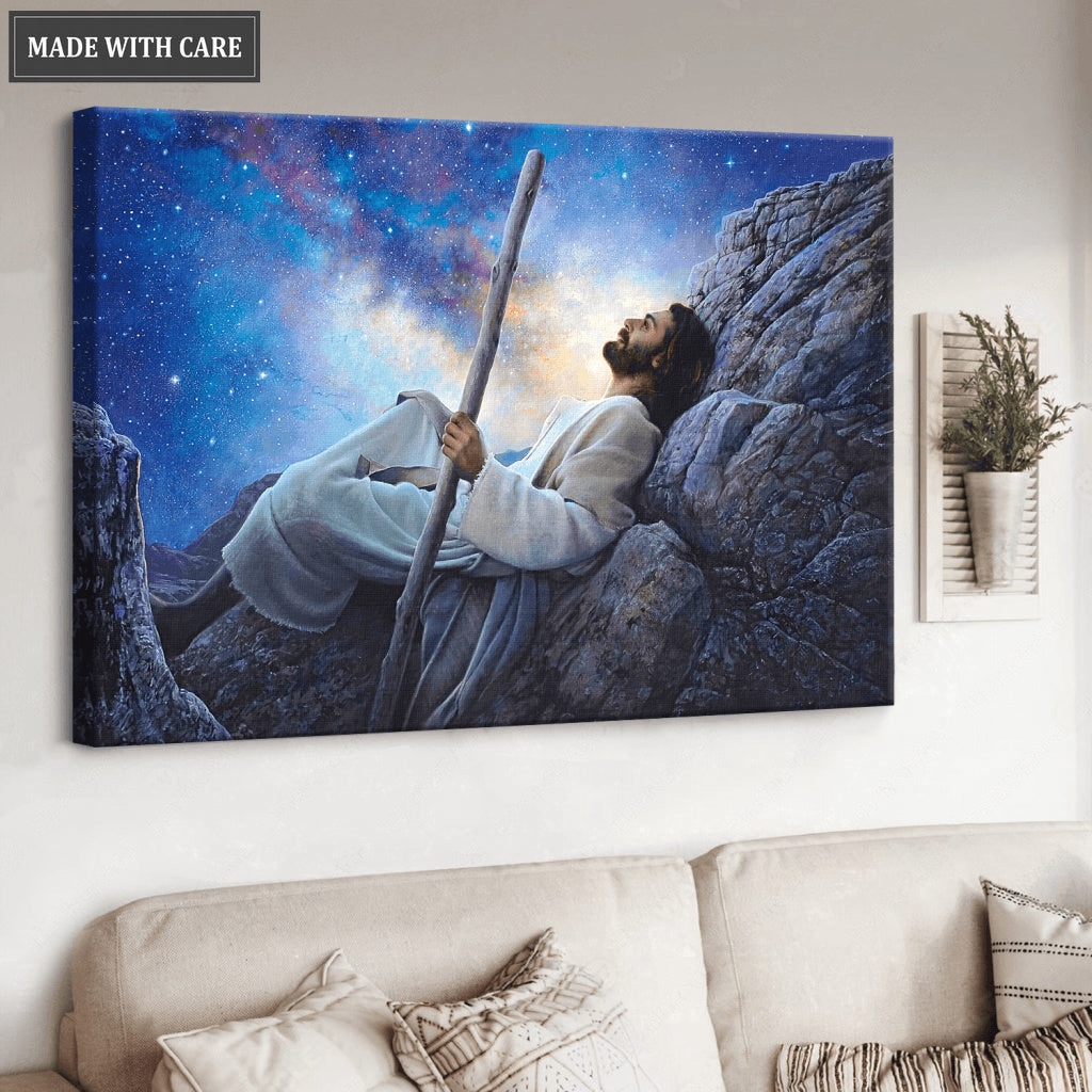 Jesus Stargazing Wall Art