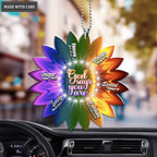 New Hologram Sunflower God Says You Are Ornament