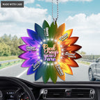 New Hologram Sunflower God Says You Are Ornament