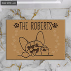 Cute Corgi Personalized Doormat