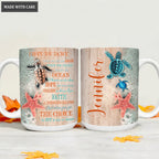 Personalized Ocean Turtle Glory Ceramic 15Oz Mug