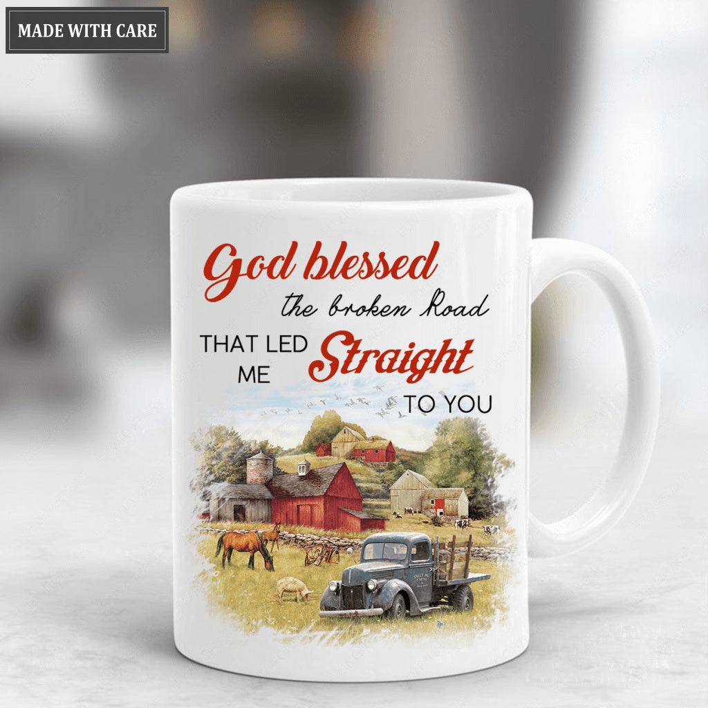 Personalized Countryside God Blessed 15oz Mug