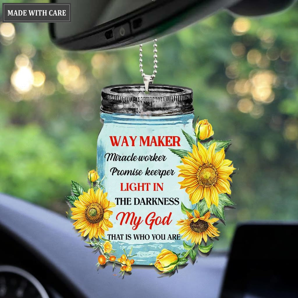 Sunflower Jar Way Maker Ornament