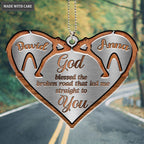 Luvingrace M80 Bear Couple God Blessed Personalized Ornament