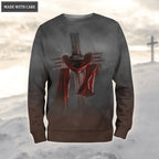 Jesus Cross Armor Knight Be Still And Know That I Am God Hoodie