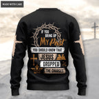 Jesus Cross Bible Crown Of Thorns Wool Sweatshirt