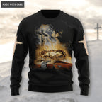 Jesus Cross Bible Crown Of Thorns Wool Sweatshirt