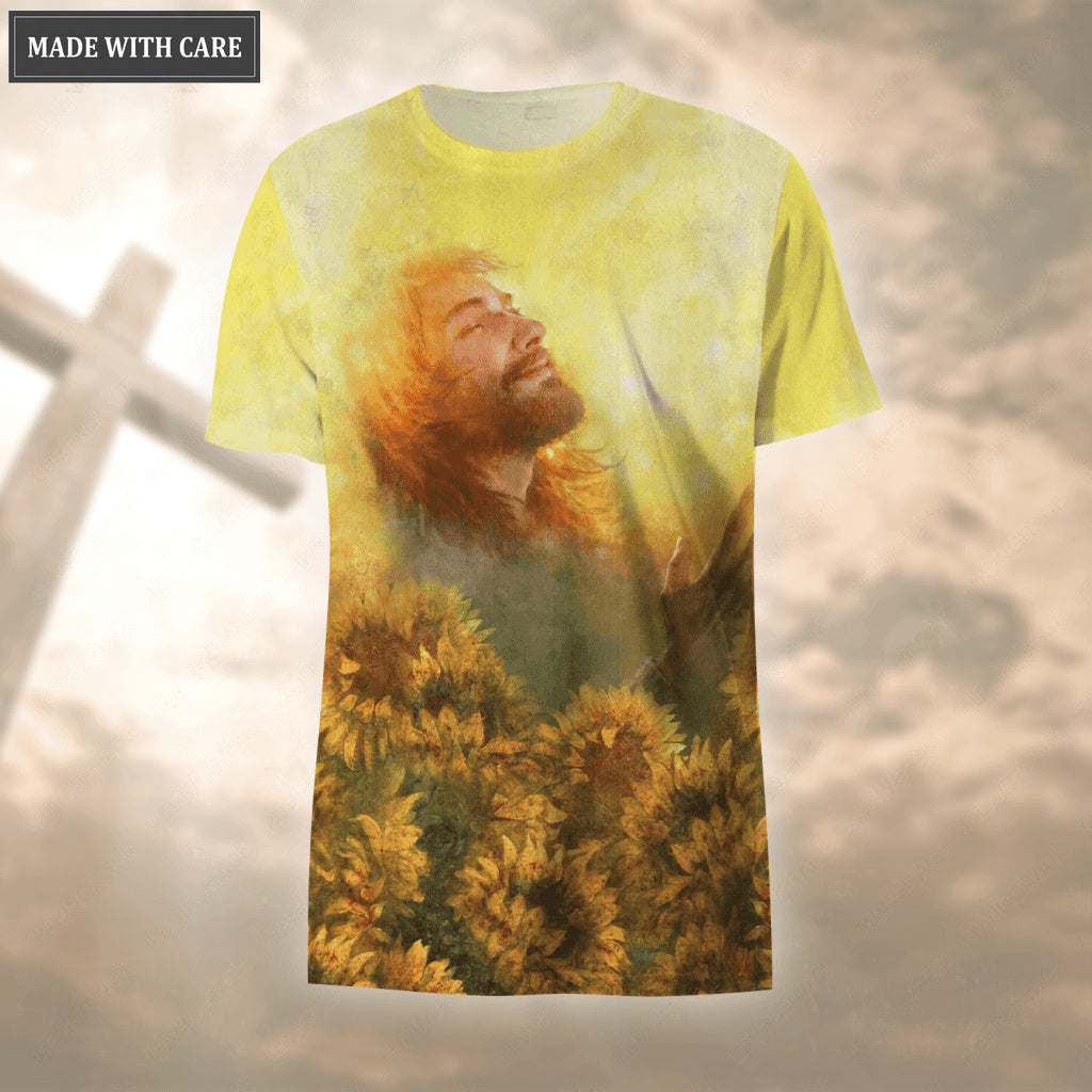 Jesus Sunflower Trust In God Hoodie