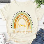 Personalized Rainbow There Was Jesus Tshirt